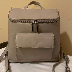 Gray Backpack Purse